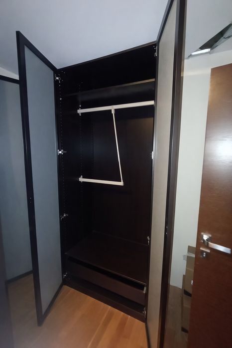 Dwie szafy Ikea pax ciemne 236x100x60