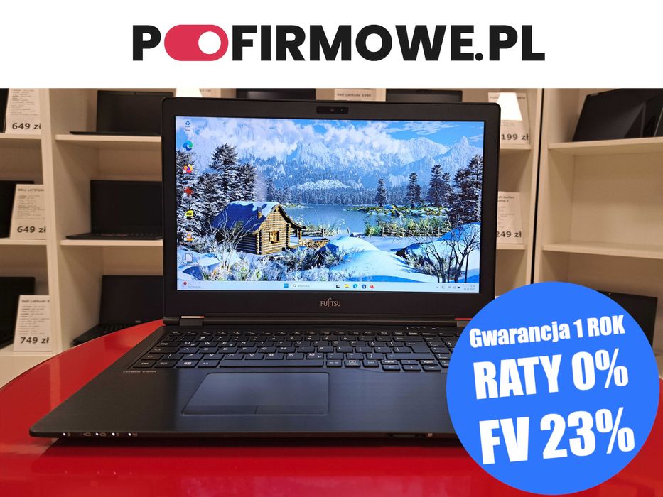 Laptop 15" Fujitsu LifeBook U758 i5-8gen 16GB Win11 256SSD HDMI FHD