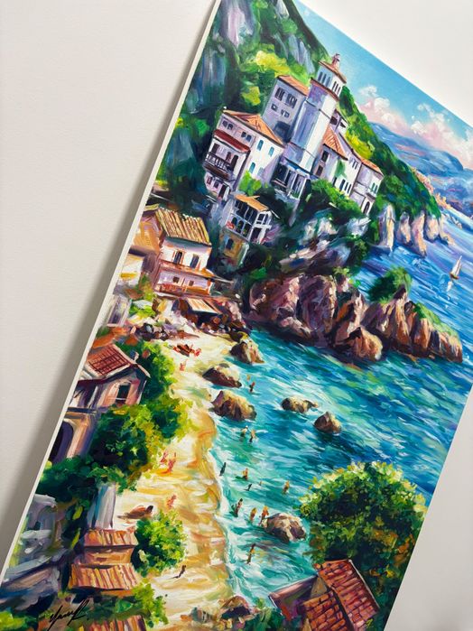 Pintura a óleo “Paisaje marino” (Yunieski)