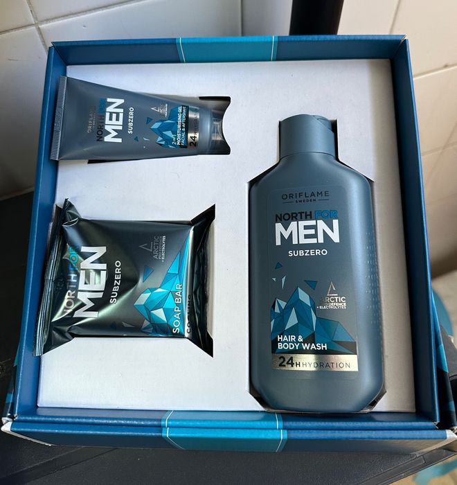 Champô + Gel AfterShave + Sabonete North for Men