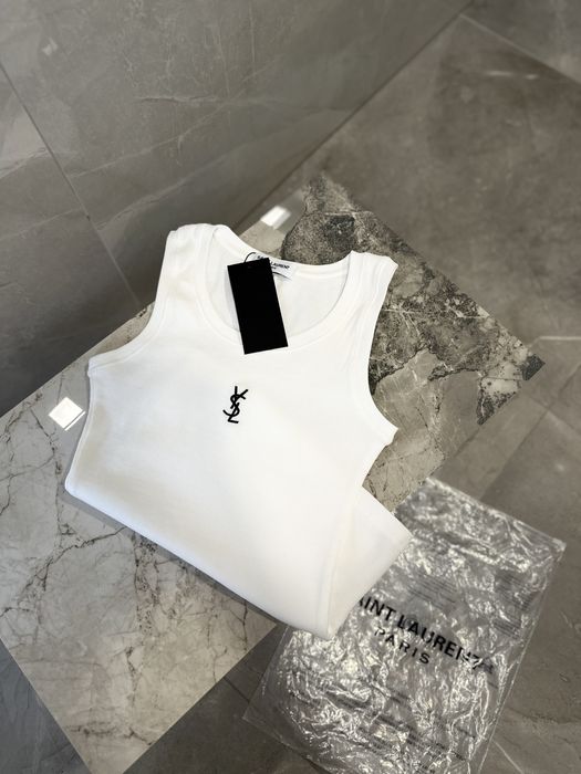Майка ysl, футболка ysl, базова майка , сен лоран кофта