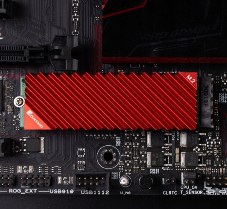 Chłodzenie Jonsbo M.2 SSD Cooler Radiator Czerwony