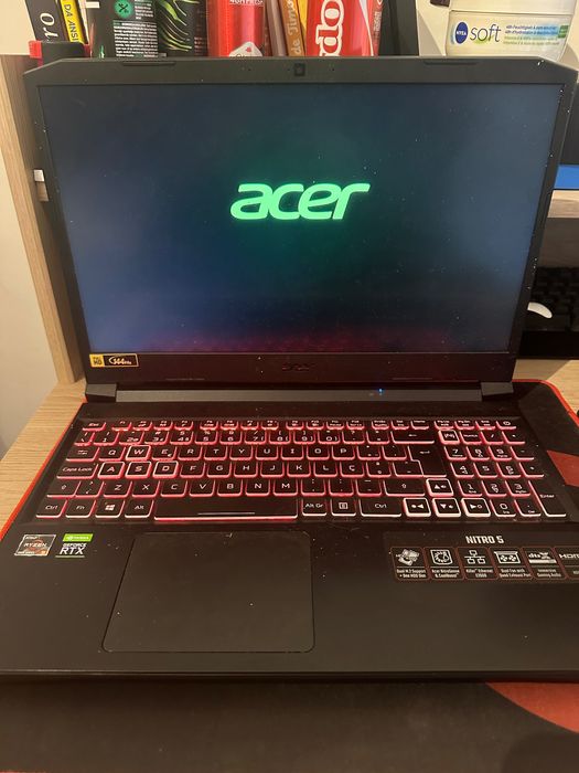 portátil acer nitro amd ryzen nvidia geoforce rtx