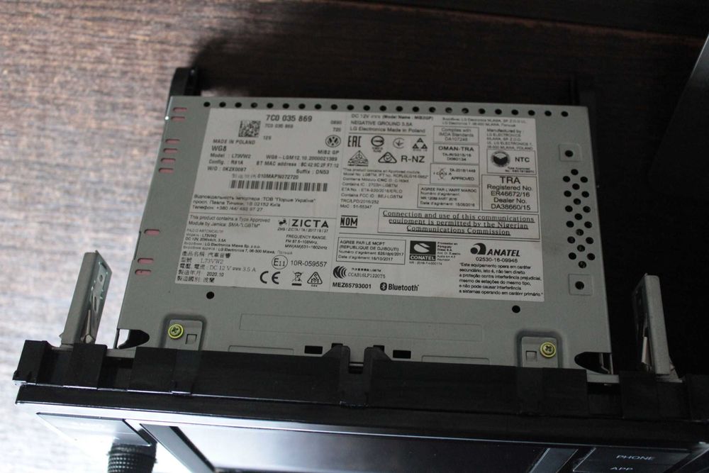 Магнітола + навігація Volkswagen Crafter 2 Man TGE