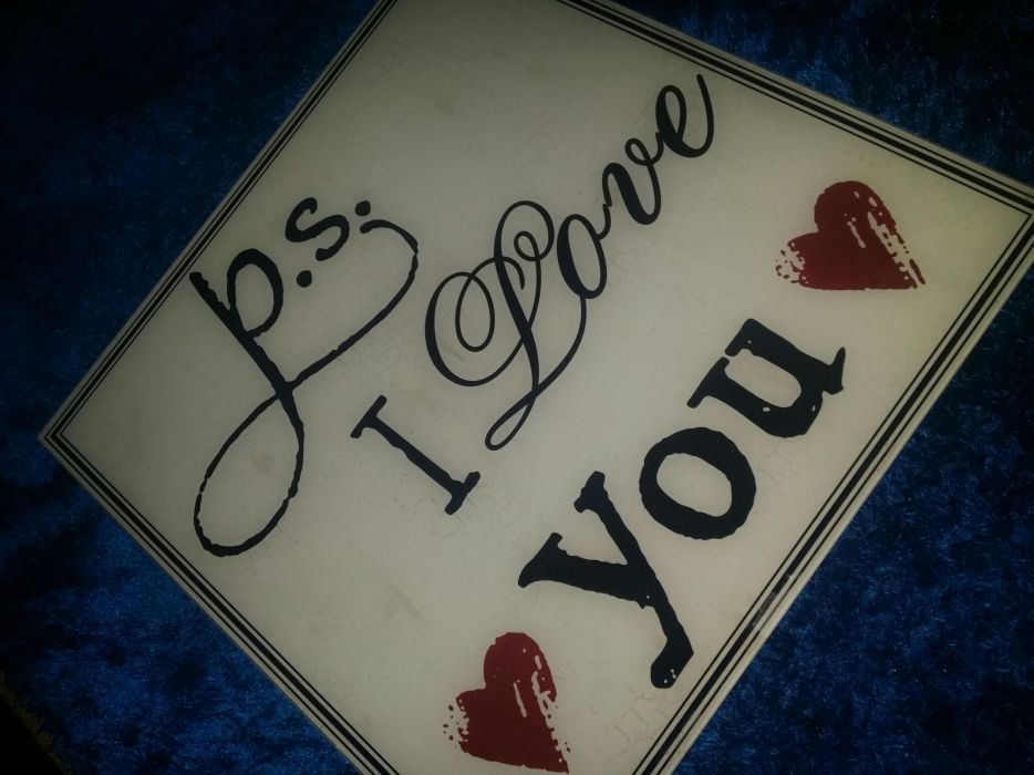 Quadro decorativo "i love you"