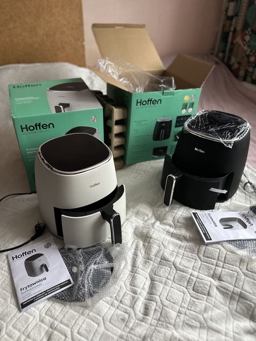 Frytkownica beztłuszczowa NOWA.czarna,biała