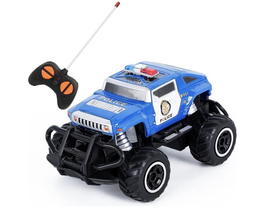 Samochód zdalnie sterowany Rebel ZAB0113 Police 13,7 x 8,1 x 8,7 cm