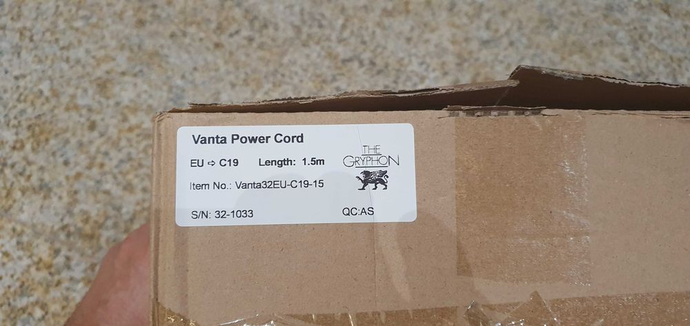 Kabel sieciowy Gryphon Vanta PC - 1,5 m