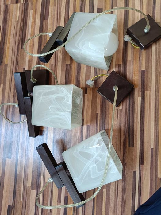 Lampy sufitowe 3 sztuki