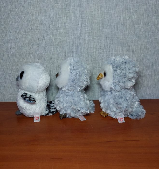 Мягкая игрушка Ty сова Owlette. 15 см.