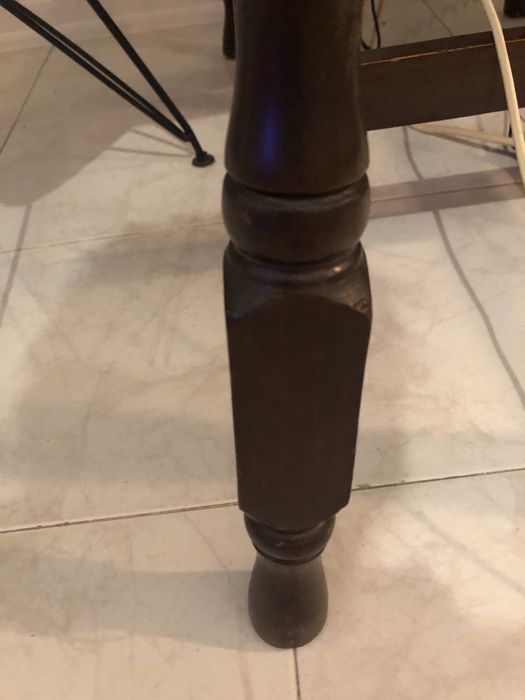 Mesa de abas em nogueira anos 60 sec.XX