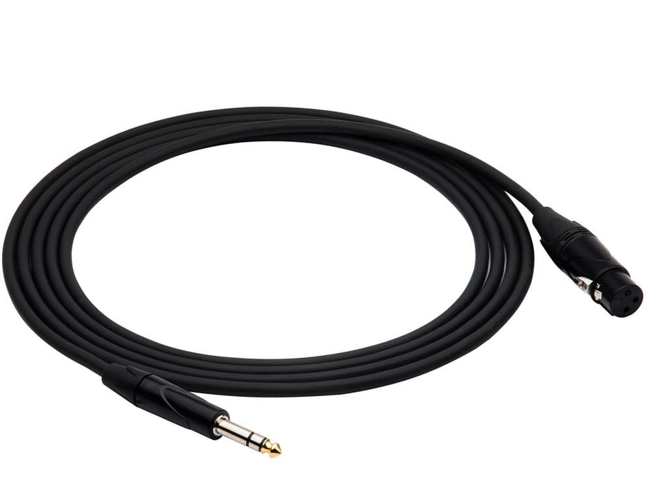 Kabel mikrofonowy Red’s Music MC1410BX – XLRF / Jack stereo 6,3mm – 1m