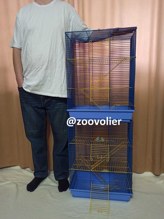 Клетка 47х28х62 см БОНИ 3-этажа клітка для дегу крыс щурів. Новые