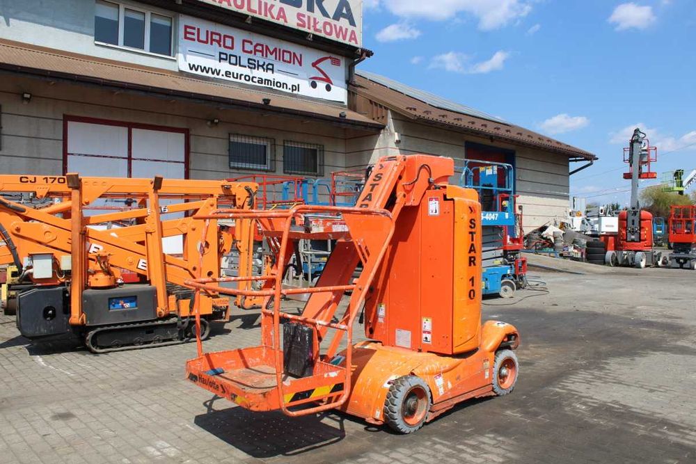 Haulotte Star podnośnik masztowy koszowy zwyżka 10 m manitou genie jlg