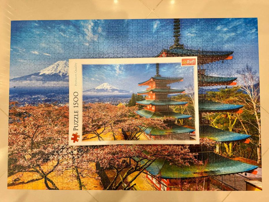 Puzzle Trefl 1500 Góra Fudżi