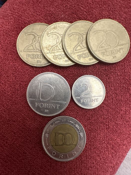 Монети Форинт Forint 100, 20, 10, 2