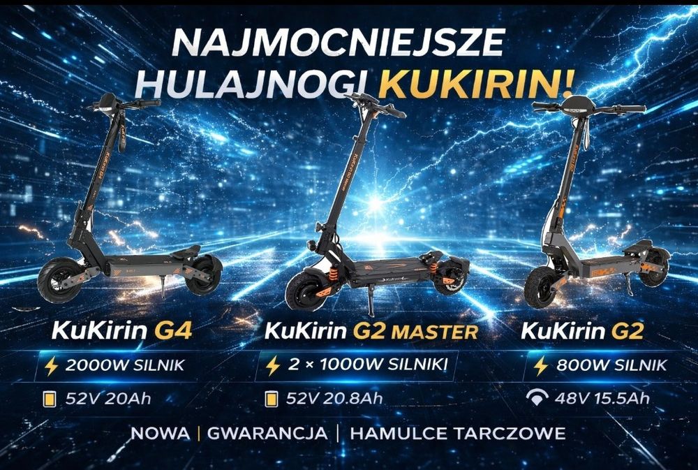 Kukirin G4 2000W 2026  dostępne od ręki