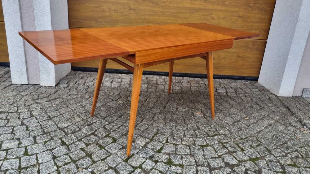 Krzesła Stół Tatra Jirak Mid century Design Czechosłowacja PRL