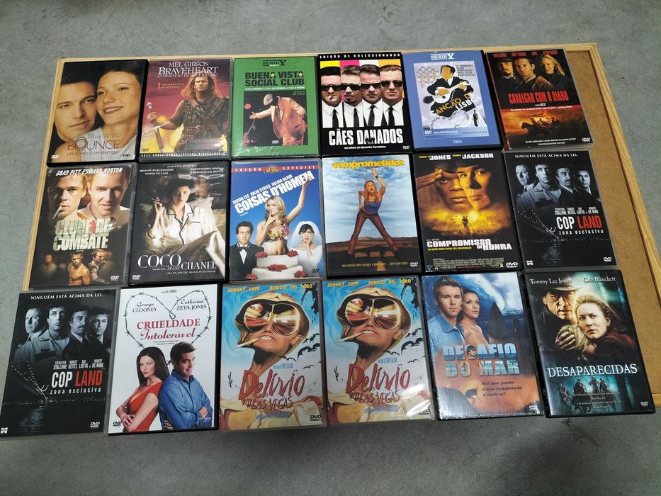 Lote DVDs filmes