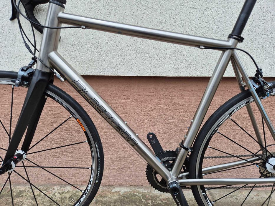 Rower szosowy tytanowy Gilbertson, tytan, Shimano Ultegra, Racing 1