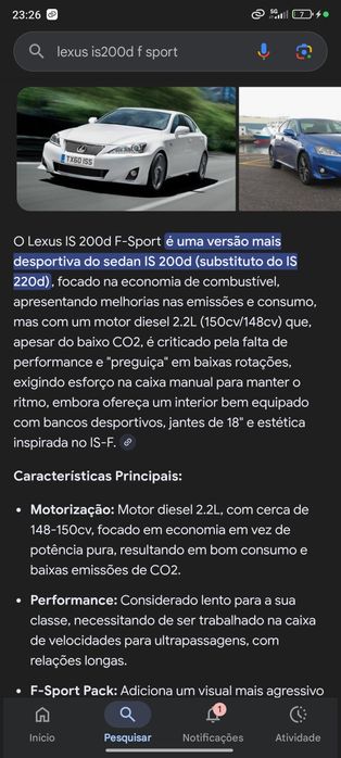 LEXUS IS 200D Fsport