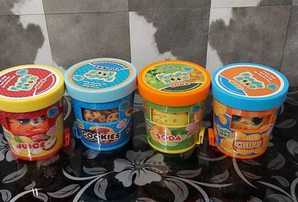 Новый развивающийся набор Foodie Roos ведерко и игрушка с ароматом