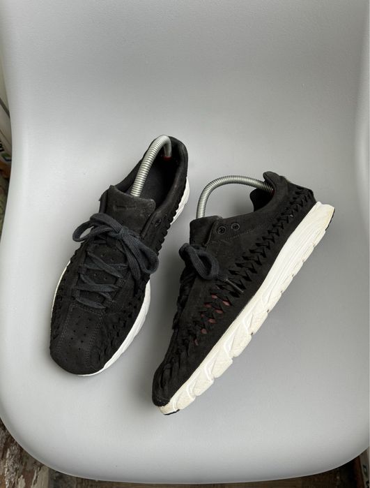 Кроссовки Nike Mayfly Woven мужские замшевые в черном цвете оригинал. Кросівки літні Nike Mayfly Woven чоловічі чорні із замші оригінал