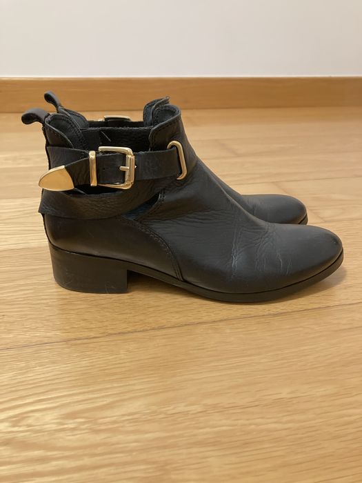 Botins pele preto Prof