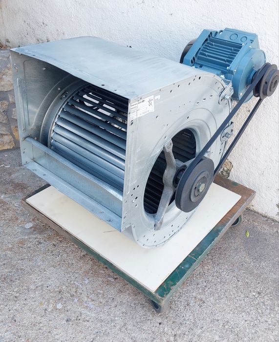 Ventilador extrator 6800 m3h  12/12 Ar fumos tintas de estufas pintura