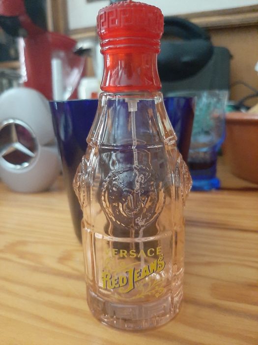 Frasco de Perfume (vazio) Versace Red Jeans