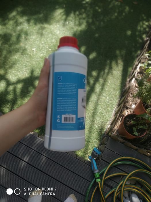 Líquido sanitário para sanita portátil