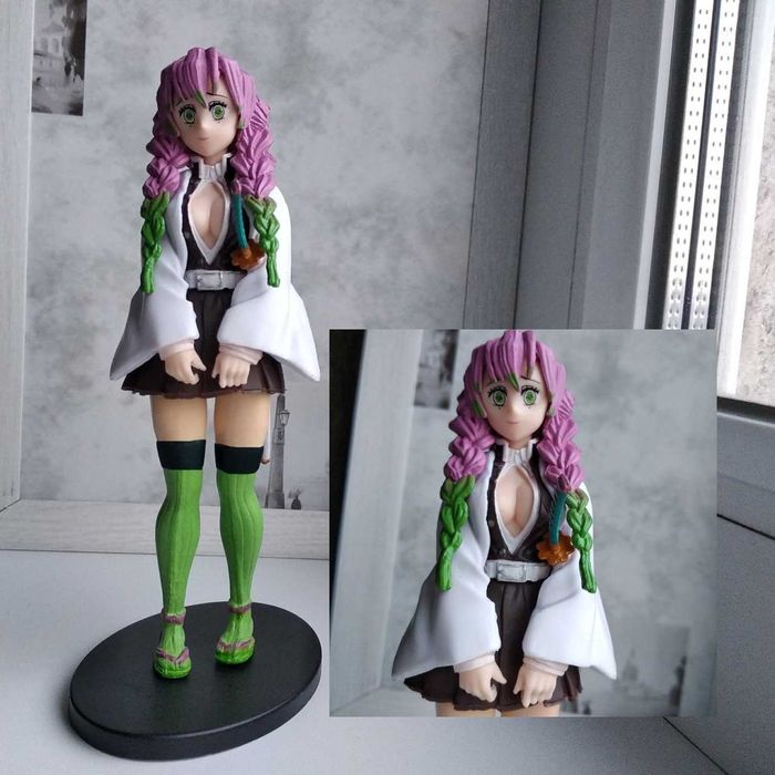 Аніме фігурка Клинок що знищує демонів Міцури Канроджи Mitsuri Kanroji Demon Slayer 16 см