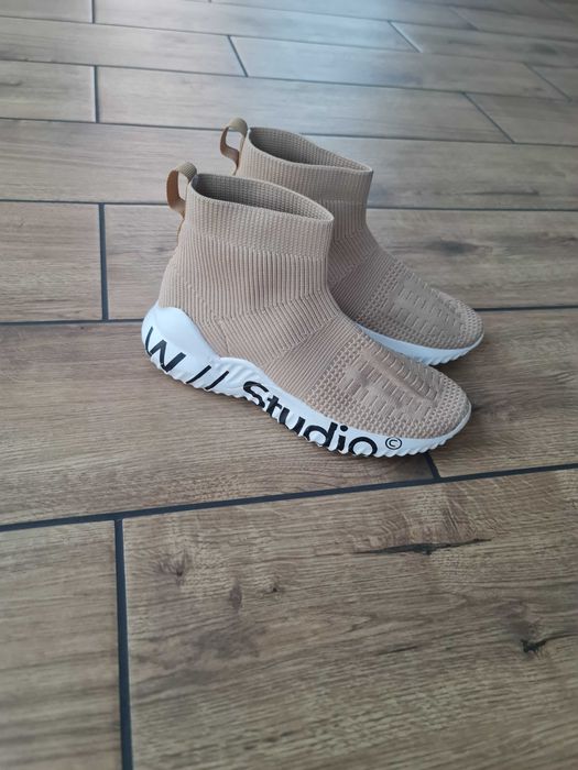 Buty sportowe skarpetki Boohoo