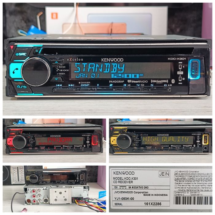 Процесорний Kenwood серії  kmm,kdc та kmr(Bluetooth audio system)