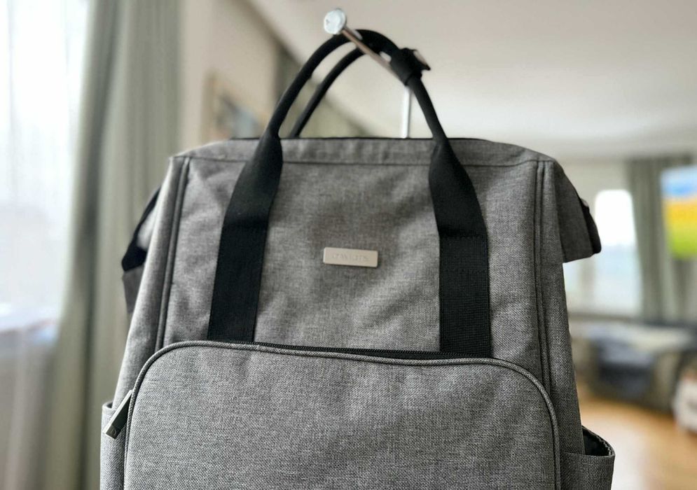 Nowa torba/plecak marki Davidts – szara | elegancka i praktyczna