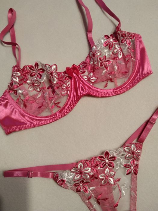 M 38 Seksowny koronkowy komplet bielizny seksowna bielizna biustonosz
