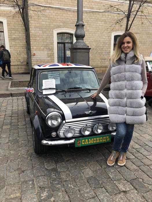 Шуба песец натуральная