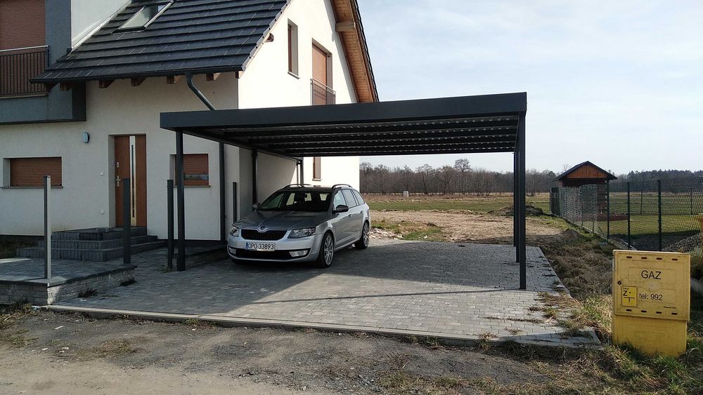 Wiata pod samochod zadaszenie tarasu, balkonu