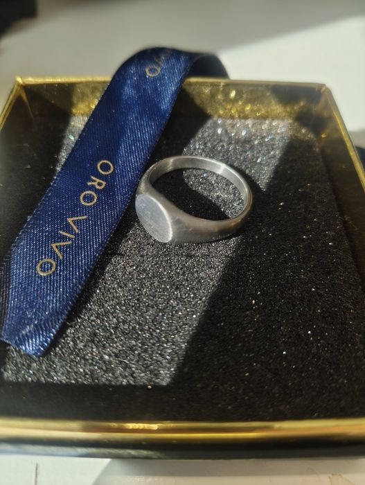 Anel de Mesa Signet Ring Oro Vivo