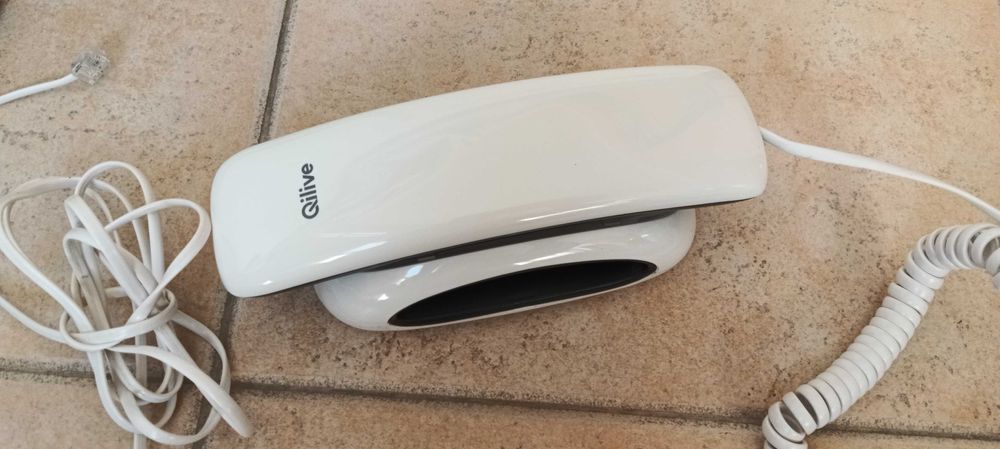 Telefone com fio com ecrã LCD