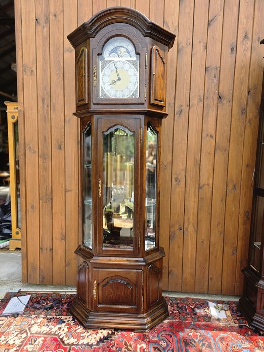 Zegar stojący Interclock Germany sprawny fazy #1828 Stylowy Węgrów ...