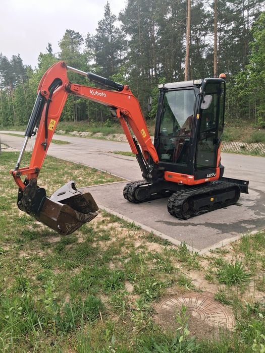 Minikoparka gąsiennicowa KUBOTA U27-4, rok 2019