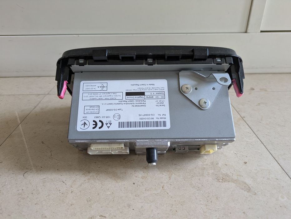 Radio Citroen C1, Peugeot 208, Toyota Aygo