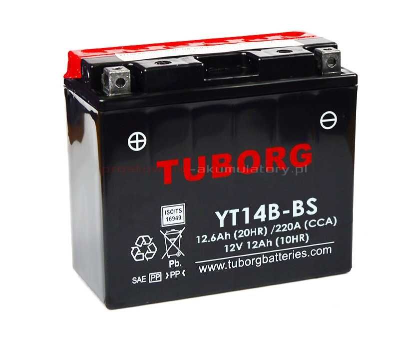 Akumulator Tuborg YT14B-BS 12.6Ah 220A AGM Golisza 10E