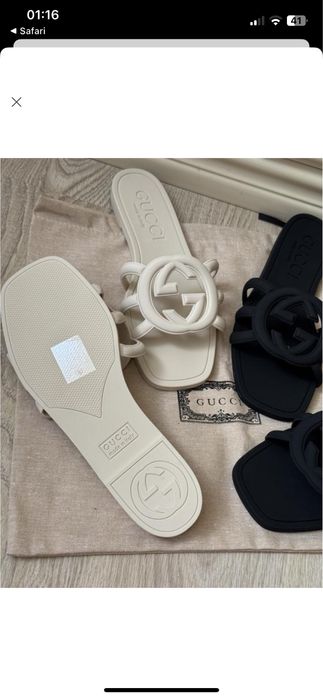 Шльопанці гумові Gucci