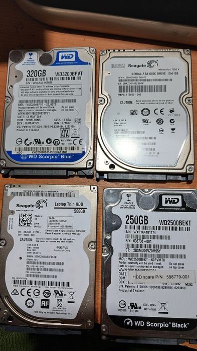 Жесткие диски hdd