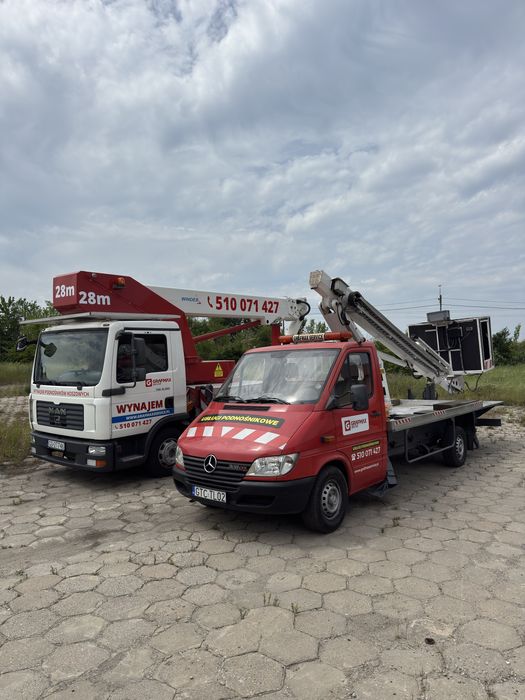 Podnośnik koszowy, zwyżka - WYNAJEM - 24/h - Pruszcz Gdański