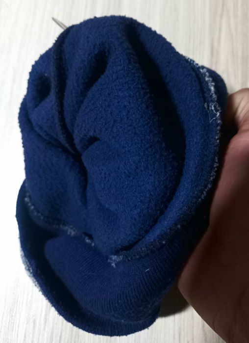 Шапка зимова стильна в гори тепла на флісі