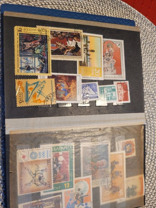 Klaser znaczki lata 70 kraje wschodniej europy