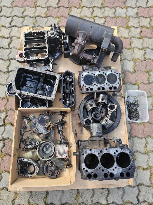 Na części Silnik Perkins KD 103-10, Mitsubishi L3E, Yanmar 3TNA72 Kubota 1505 1105 1503